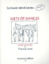 Suite of Dances for 2 flutes, oboe, 3 clarinets, horn and bassoon score and parts