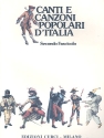 Canti e canzoni popolari d'Italia vol.2 Melodieausgabe mit Texten und Akkorden