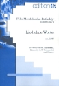 Lied ohne Worte op.106  fr Flte (Melodieinstrument) und Gitarre Partitur und Stimmen