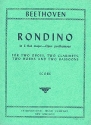 Rondino in E Flat Major op.posth. for 2 oboes, 2 clarinets, 2 horns and 2 bassoons study score