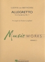 Allegretto from Symphony in A Major no.7 for concert band score