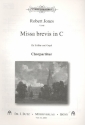 Missa brevis C-Dur fr gem Chor (SAM) und Orgel Chorpartitur