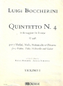 Quintett D-Dur Nr.4 G448 fr 2 Violinen, Viola, Violoncello und Gitarre Stimmen