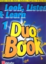 Look listen and learn vol.1 - Duo Book for trumpet/cornet/baritone/euphonium/Flugel horn/tenor horn in Eb score treble clef