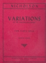 Variations on Ah vous dirai-je Maman for flute