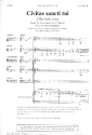 Civitas sancti tui for mixed chorus a cappella score