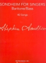 Sondheim for Singers: for bass (baritone) and piano score