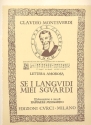 Se i languidi miei sguardi a voce con clavicembalo (pianoforte) partitura