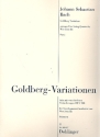 Goldbergvariationen BWV988 fr Streichquartett Stimmen