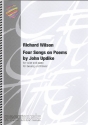 4 Songs on Poems by John Updike for voice and piano