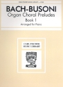 Organ Choral Preludes vol.1 for piano