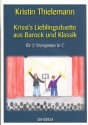 Krissis Lieblingduette aus Barock und Klassik fr 2 Trompeten in C Spielpartitur