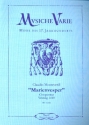 Marienvesper (Lauda und Magnificat eine Quarte abwrst transponiert) fr Soli, gem Chor und Orchester Chorpartitur