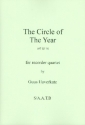 The Circle of the Year for 4 recorders (A(S)ATB) score and paarts