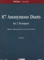 87 anonymus Duets for 2 trumpets score