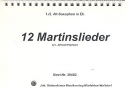 12 Martinslieder fr Blser Altsaxophon (Stimme 1/2)