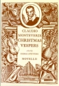 Christmas Vespers for soloists, mixed chorus, instruments and organ vocal score