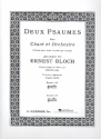 2 psaumes pour chant et orchestre pour chant et piano