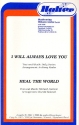 I will always love You  und  Heal the World: fr Blasorchester Direktion und Stimmen