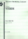 Macbeth Opera in 4 acts full score in 4 volumes (it)