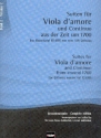 Suiten fr Viola d'amore und Continuo aus der Zeit um 1700 Band 2 Partitur