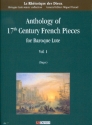 Anthology of 17th Century French Pieces vol.1 for baroque lute