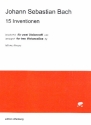 15 Inventionen fr 2 Violoncelli Spielpartitur