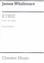 Kyrie for mixed chorus, violin, violoncello and piano vocal score,  archive copy