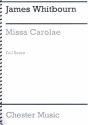 Missa Carolae for mixed chorus, piccolo, brass, percussion and organ score,  archive copy