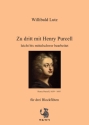 Zu dritt mit Henry Purcell fr 3 Blockflten (SAT) Spielpartitur