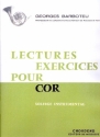 Lectures et exercices pour cor