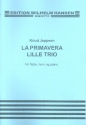 La Primavera for flute, horn and piano parts,  archive copy