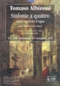 Sinfonia in sol maggiore Si8 per 2 violini, viola e basso partitura