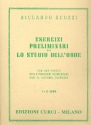 Esercizi preliminari per lo studio dell'oboe per oboe