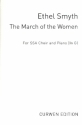 The March of the Women for female chorus a cappella (piano ad lib) score