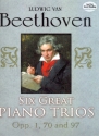 6 great Piano Trios for violin, cello and piano score