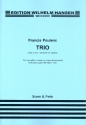 Trio (based on manuscript 1928) pour hautbois, basson et piano parts