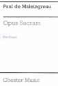 Opus Sacram op.10 for organ archive copy