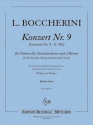 Konzert B-Dur Nr.9 G482 fr Violoncello, Streichorchester und 2 Hrner Partitur