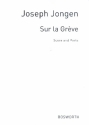 Sur la grve op.57 for soprano, string qzartet and piano score and parts,  archive copy