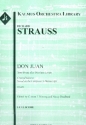 Don Juan op.20 for orchestra score (hardback)