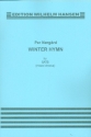 Winter Hymn for mixed chorus a cappella score,  archive copy