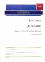 Jazz Suite for bassoon, string bass, drums and piano parts