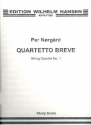 Quartetto breve for string quartet score,  archive copy