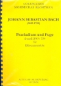 Prludium und Fuge BWV539 fr Blasorchester Partitur und Stimmen