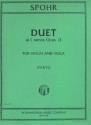 Duet in e Minor op.13 for violin and viola parts