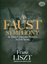 A Faust Symphony for orchestra score