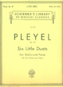 6 little Duets op.48 for 1-2 violins and piano score and parts