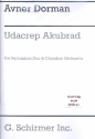 Udacrep Akubrad for percussion Duo and chamber orchestra percussion parts,  archive copy