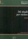 36 Studi op.20 per violino